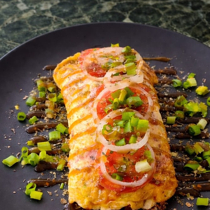 Crepioca frango e queijo