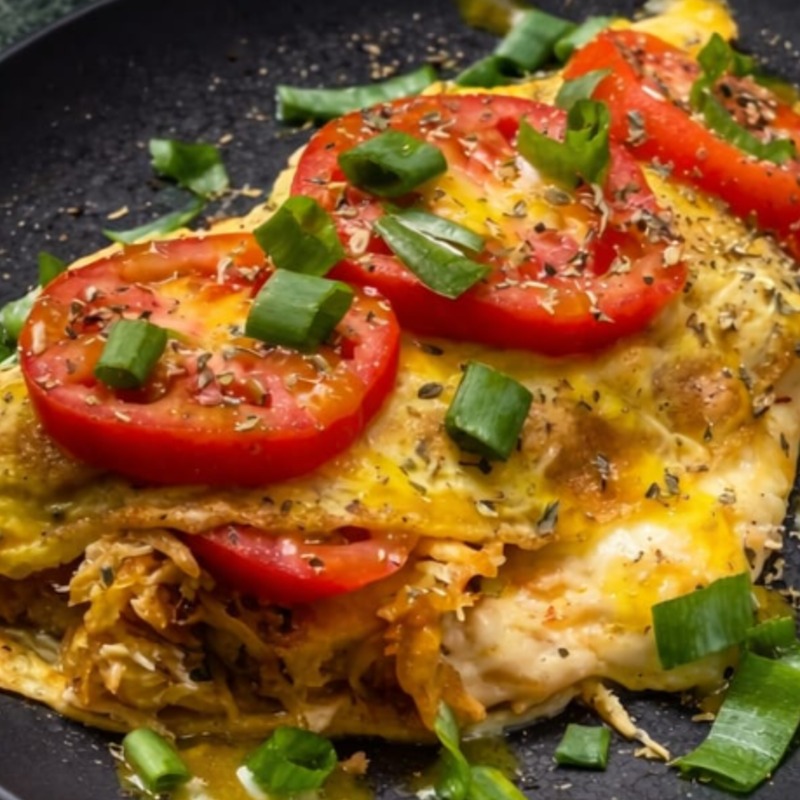 Omelete frango